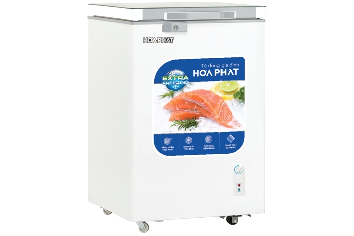 Tủ đông cánh kính Hòa Phát 107 Lít HPF AD6107.T